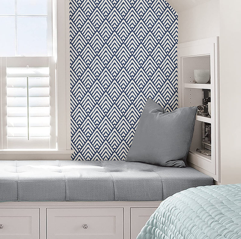Blue Arrowhead Removable Wallpaper - Tapestry Girls