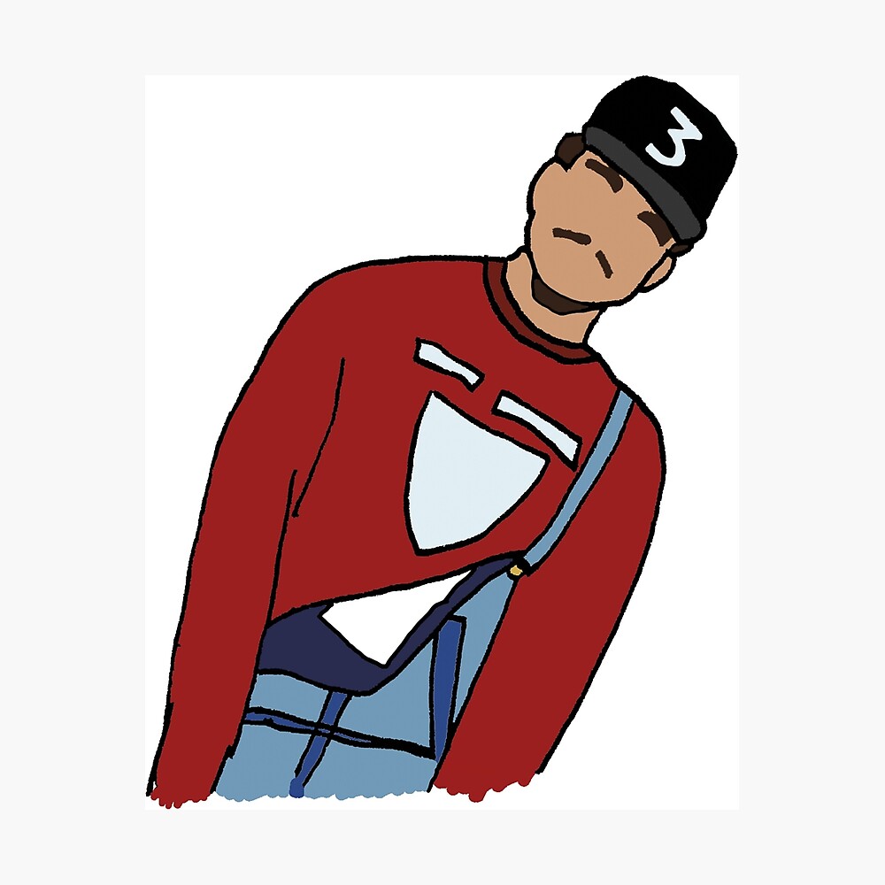 Chance The Rapper Poster Poster for Dorm Tapestry Girls