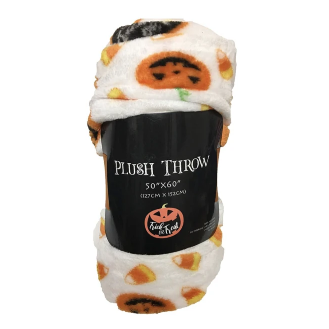 Pumpkin plush online blanket