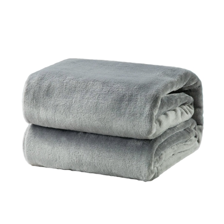 Light grey best sale fleece throw