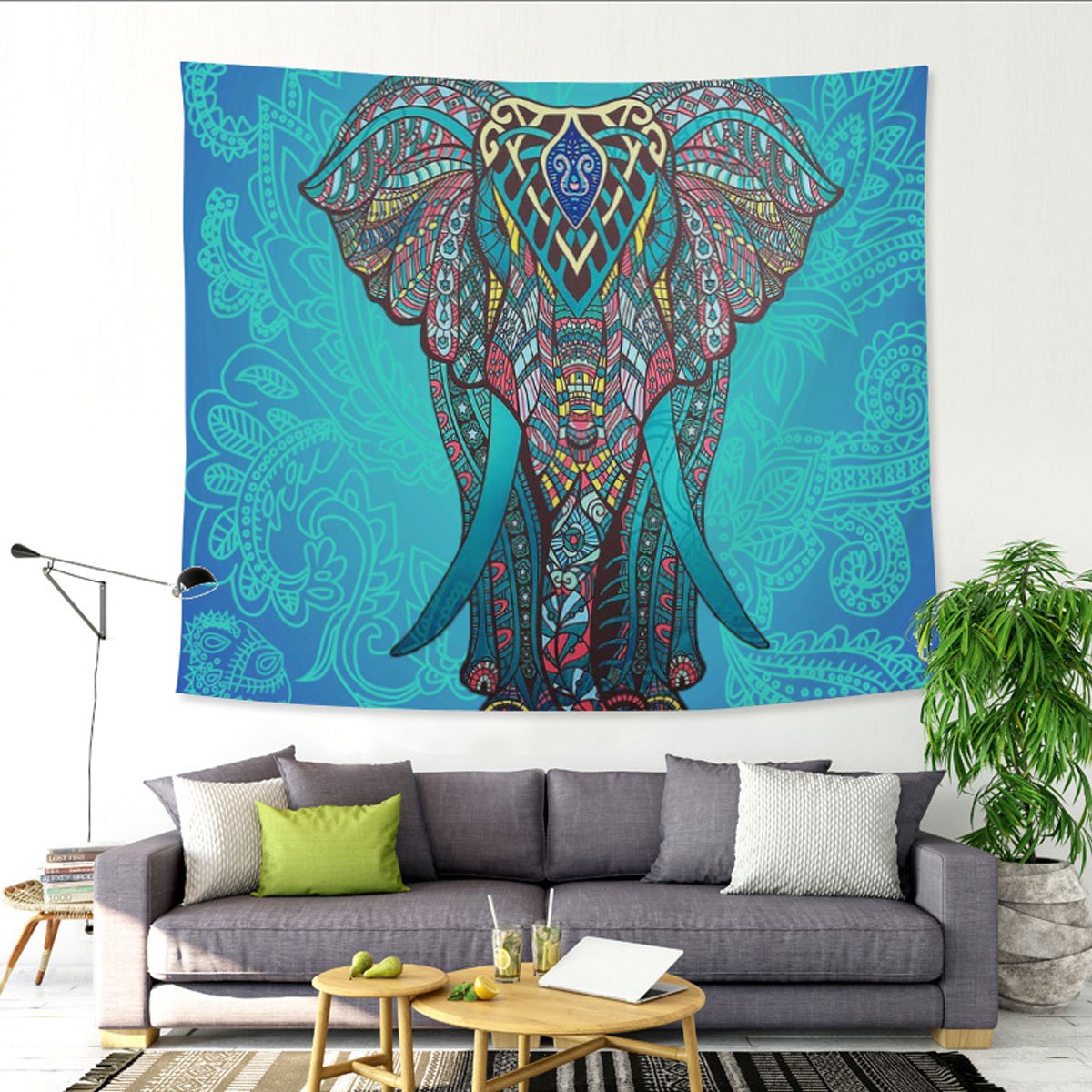 Indian best sale tapestry elephant