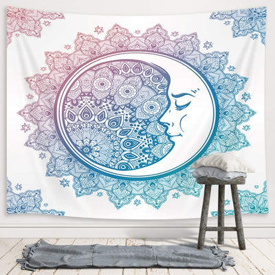 Mandala Moon Tapestry - Tapestry Girls