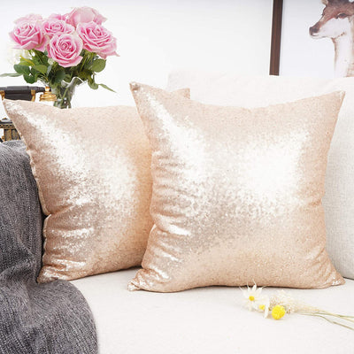 Metallic Rose Gold Pillows - Tapestry Girls