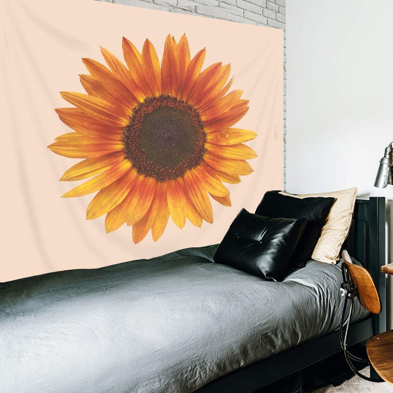 Peach Sunflower Tapestry - Tapestry Girls