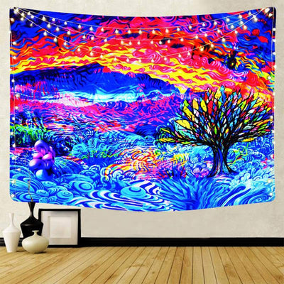 Psychedelic Tree Tapestry - Tapestry Girls