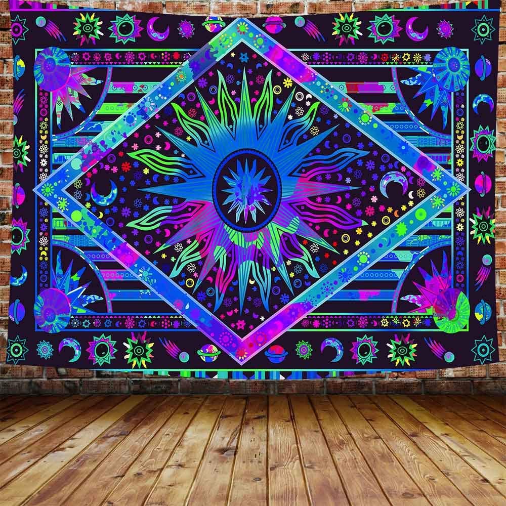 Tie dye sun discount tapestry