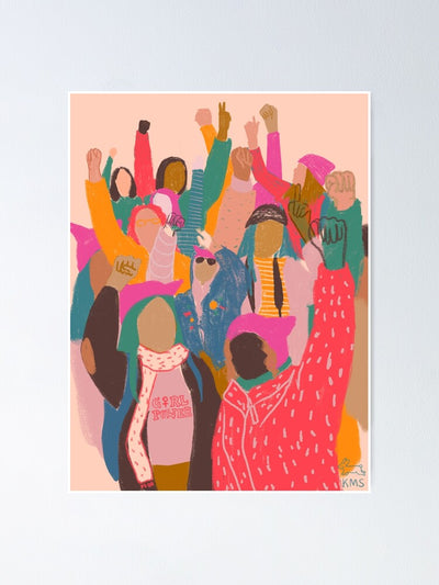 Women's March Poster - Tapestry Girls