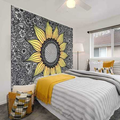 The Best Sunflower Tapestry