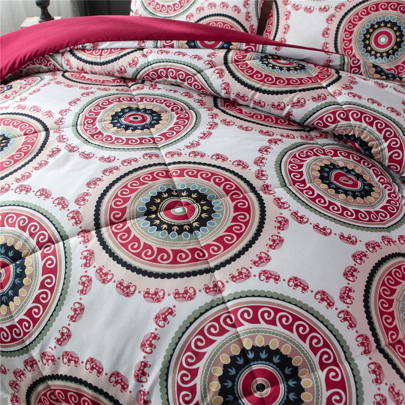 Red Mandala Bedding - Tapestry Girls