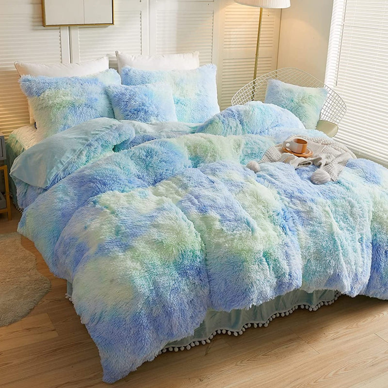 The Softy Rainbow Blue Bed Set