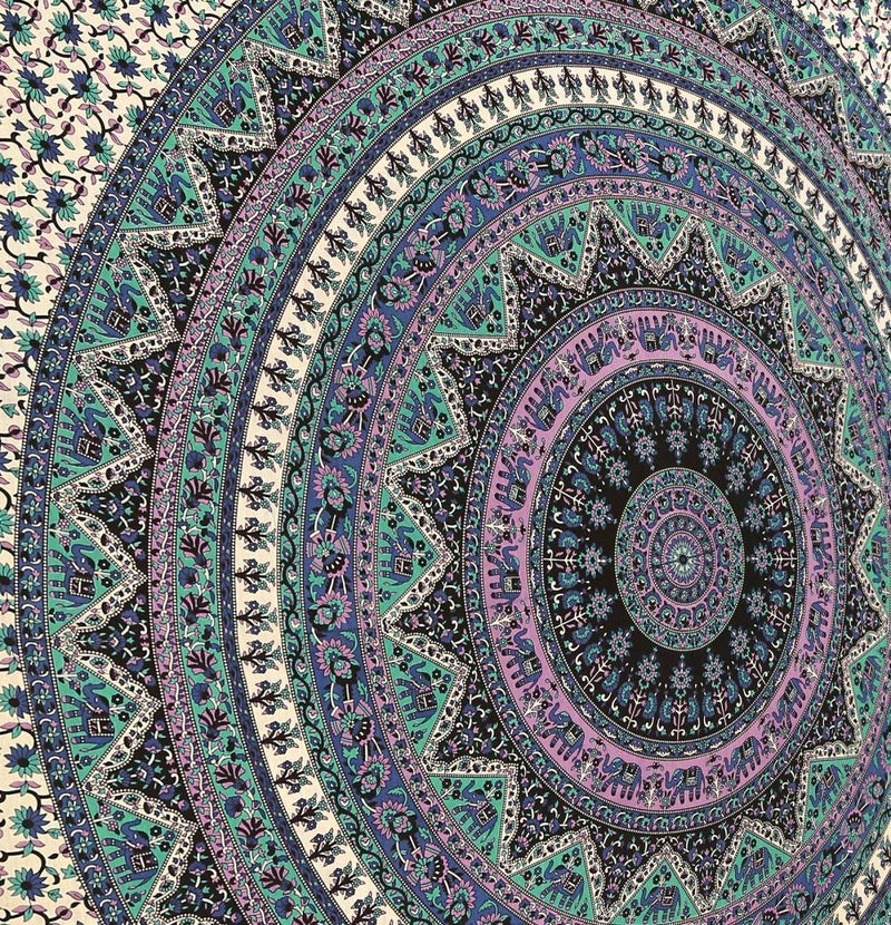 Amethyst Mandala Tapestry - Tapestry Girls