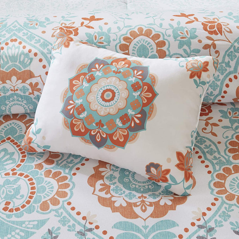 The Floral Paisley Aqua Bed Set - Tapestry Girls