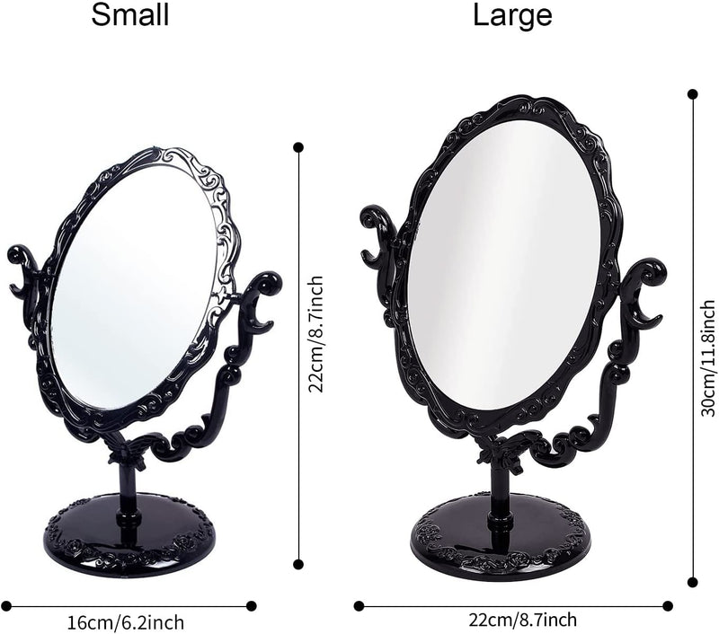 Black Makeup Mirror