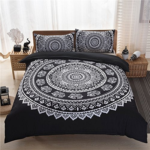Black Bohemian Bedding - Tapestry Girls