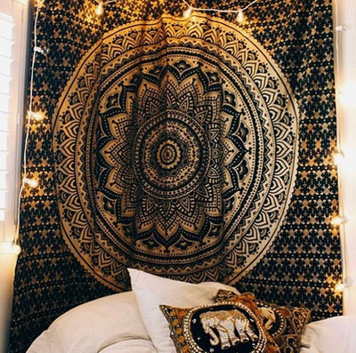 Black Gold Tapestry - Tapestry Girls