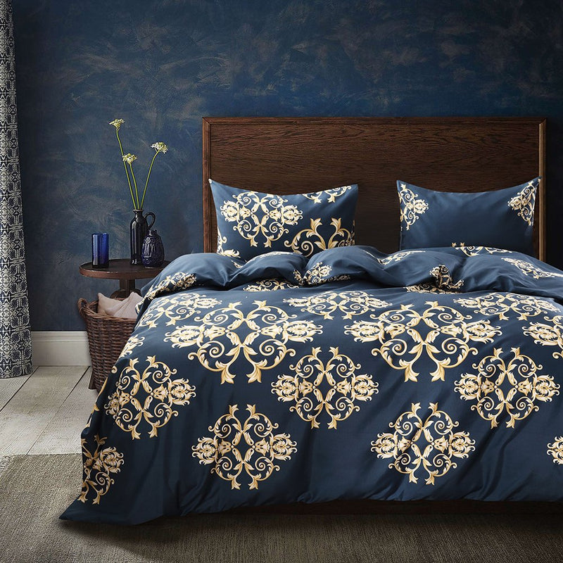 Blue Gold Bedding - Tapestry Girls