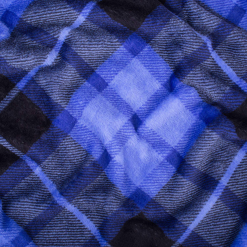 Blue Plaid Fleece Blanket - Tapestry Girls