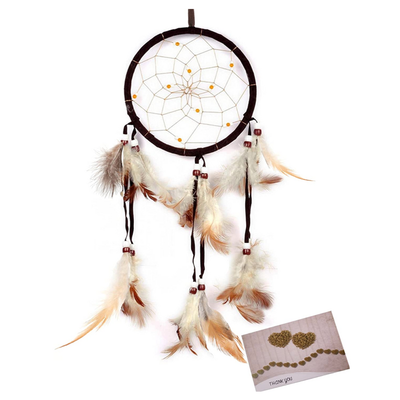 Brown Feather Dreamcatcher - Tapestry Girls