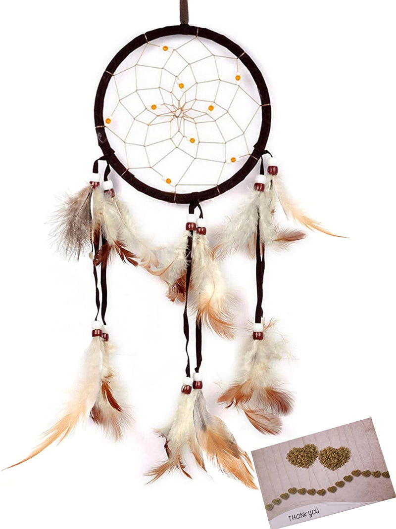 Brown Feather Dreamcatcher - Tapestry Girls