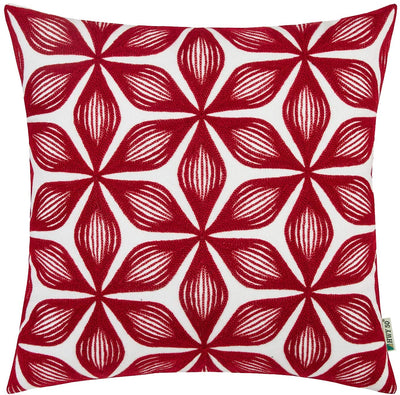 Burgundy Rhombus Pillow - Tapestry Girls