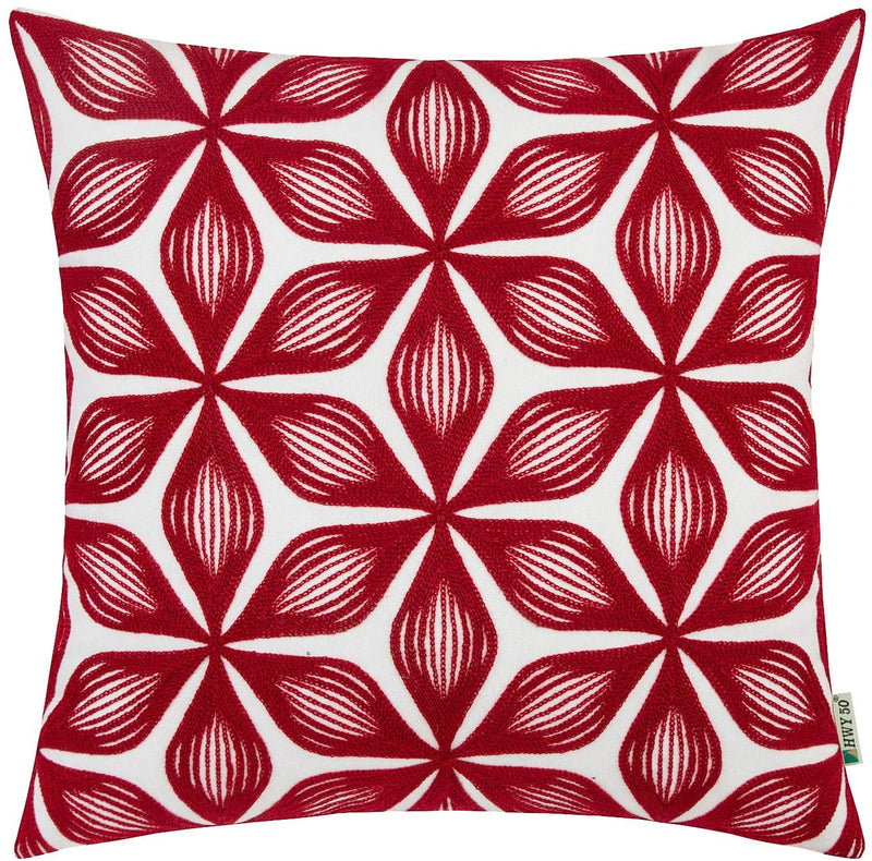 Burgundy Rhombus Pillow - Tapestry Girls