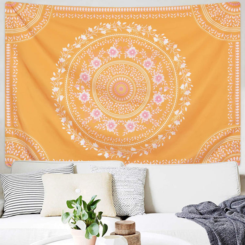 Canary & Pink Floral Tapestry - Tapestry Girls
