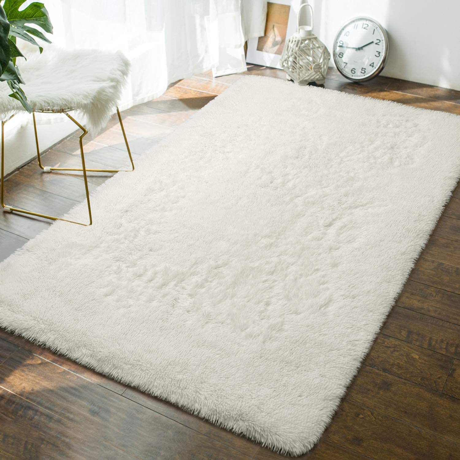 Cream Plush Rug - Fluffy Rugs | Tapestry Girls