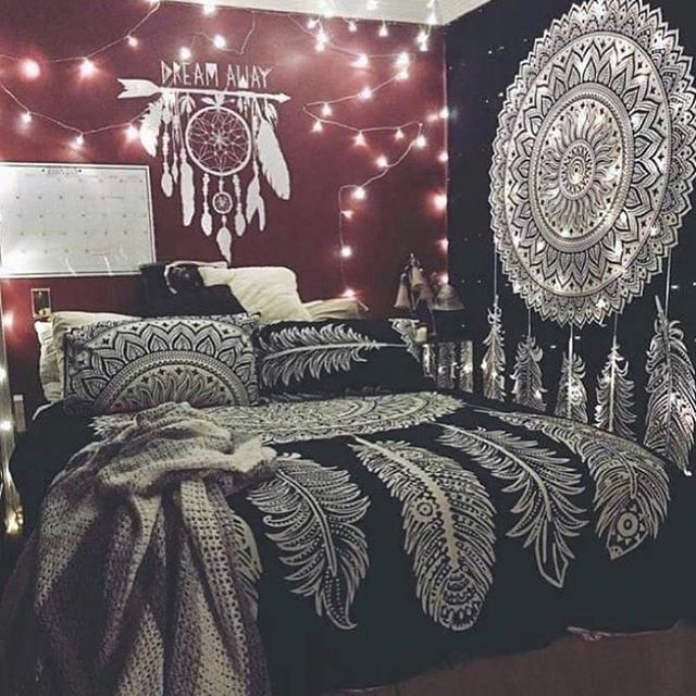 Black Dream Catcher Bedding - Tapestry Girls