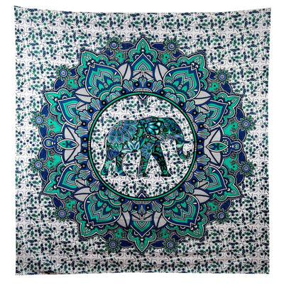 Elephant Blue Tapestry - Tapestry Girls