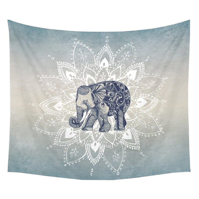 Native Grey Elephant Tapestry - Tapestry Girls