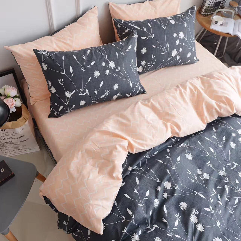 The Floral Navy Bed Set - Tapestry Girls