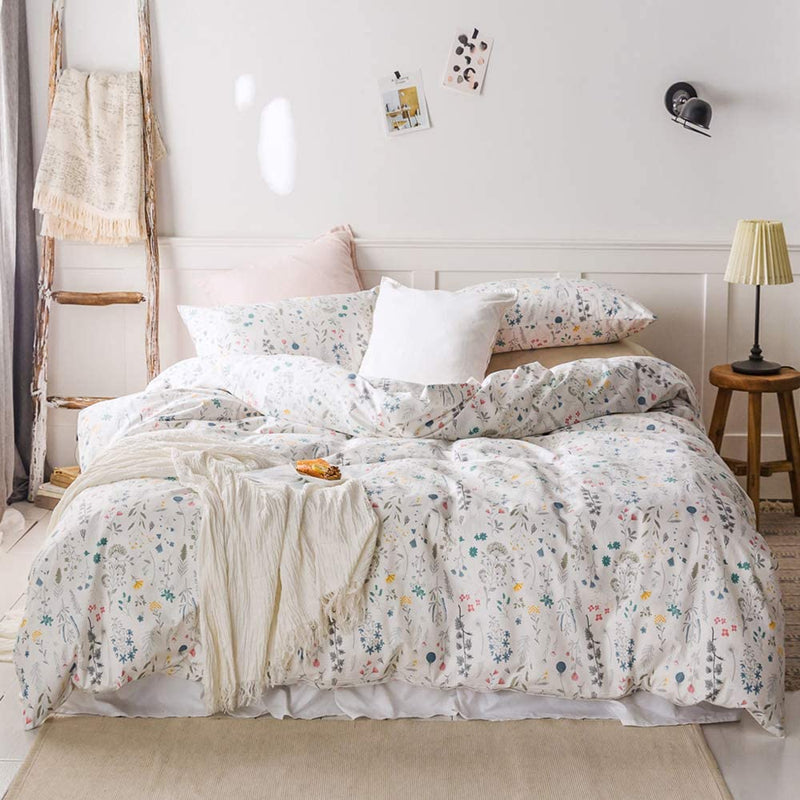 The Floral White Bed Set - Tapestry Girls
