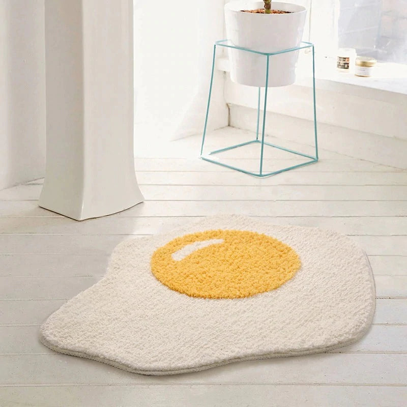 Fried Egg Rug - Aesthetic Decor | Tapestry Girls