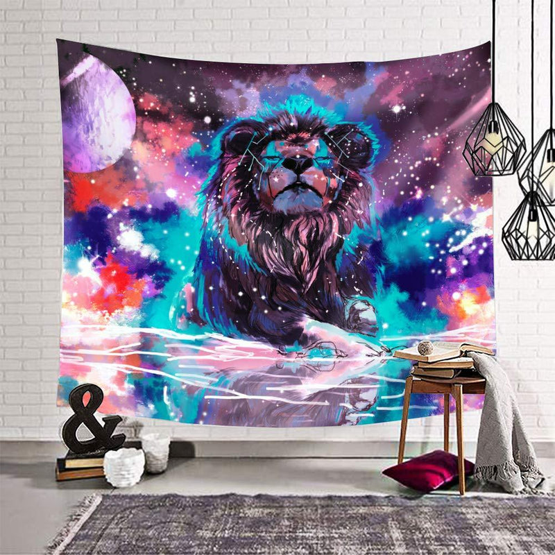 Galaxy Lion Tapestry - Tapestry Girls