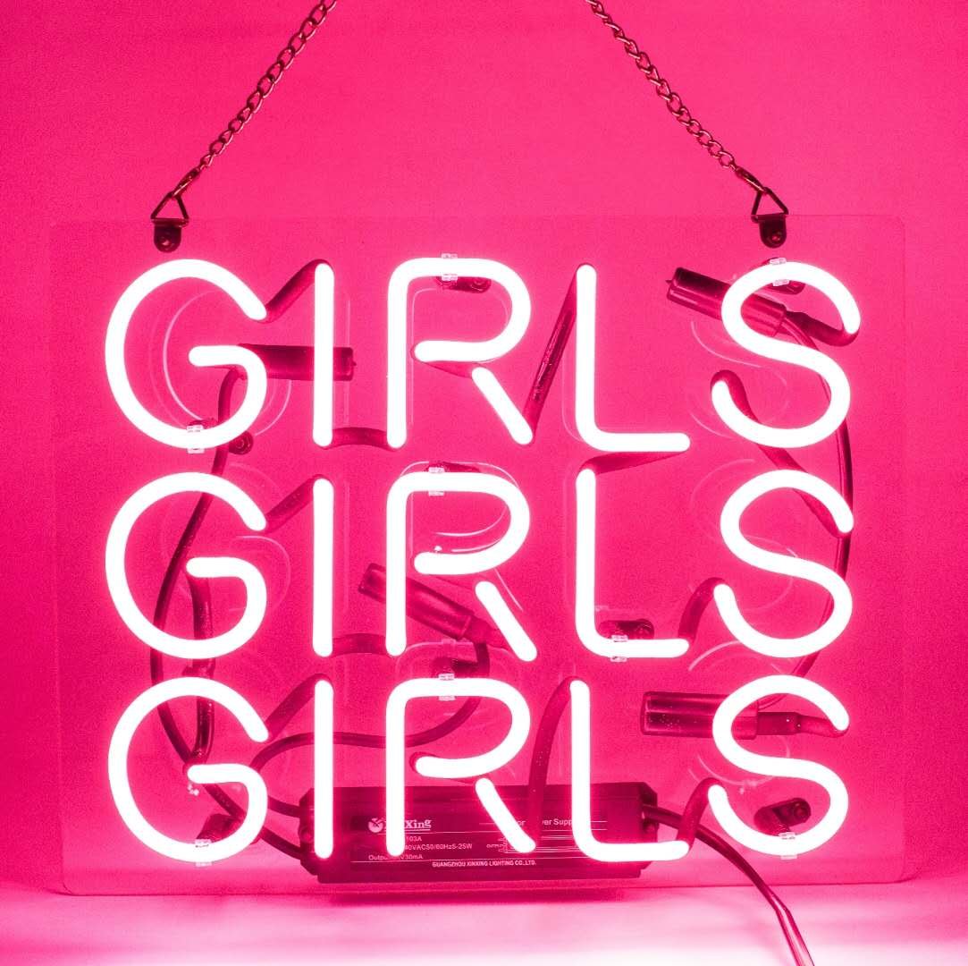 Girl Sign Style Girls Neon Sign - Neon Sign for Room | Tapestry Girls