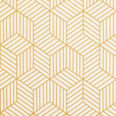 Gold Geometric Removable Wallpaper - Tapestry Girls