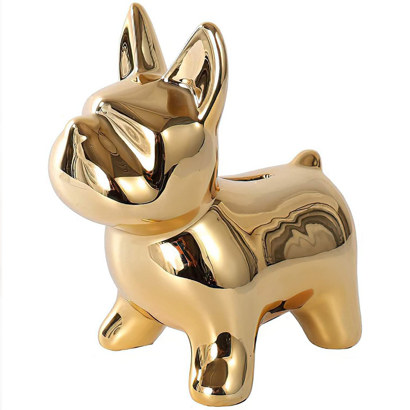 Gold Mini-Bank Bulldog