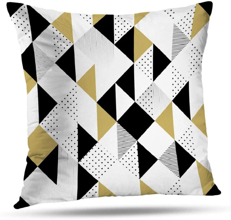 Gold Triangle Pillow - Tapestry Girls
