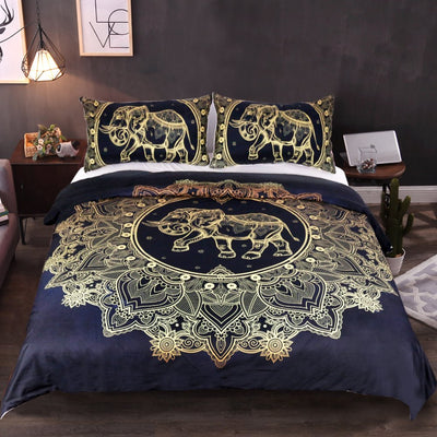 Gold Elephant Bedding - Tapestry Girls