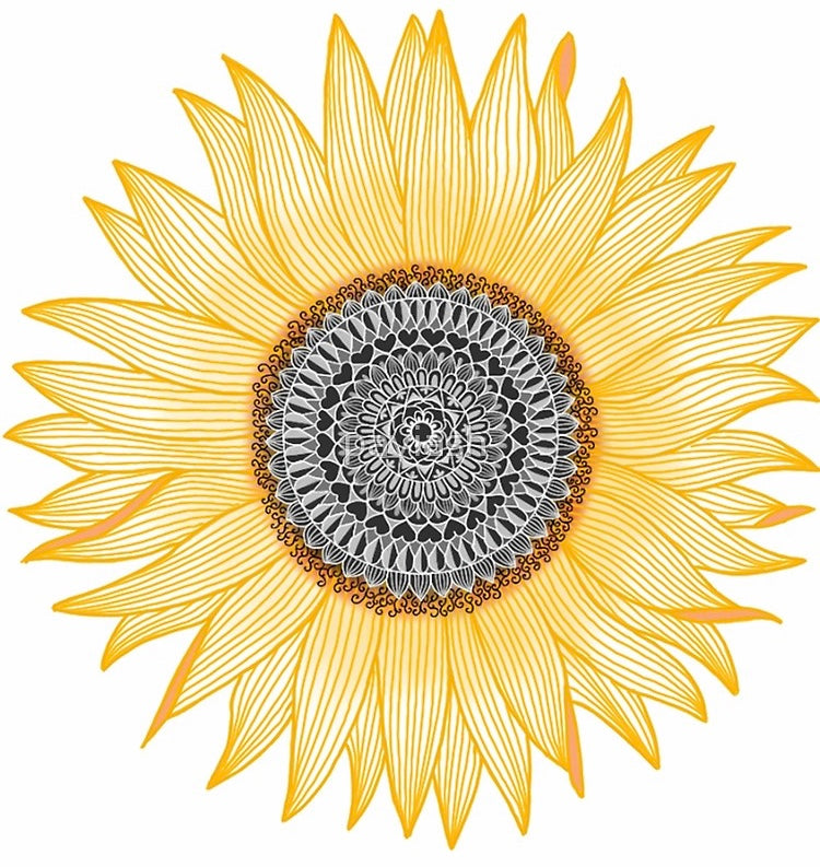 Golden Sunflower Poster - Tapestry Girls