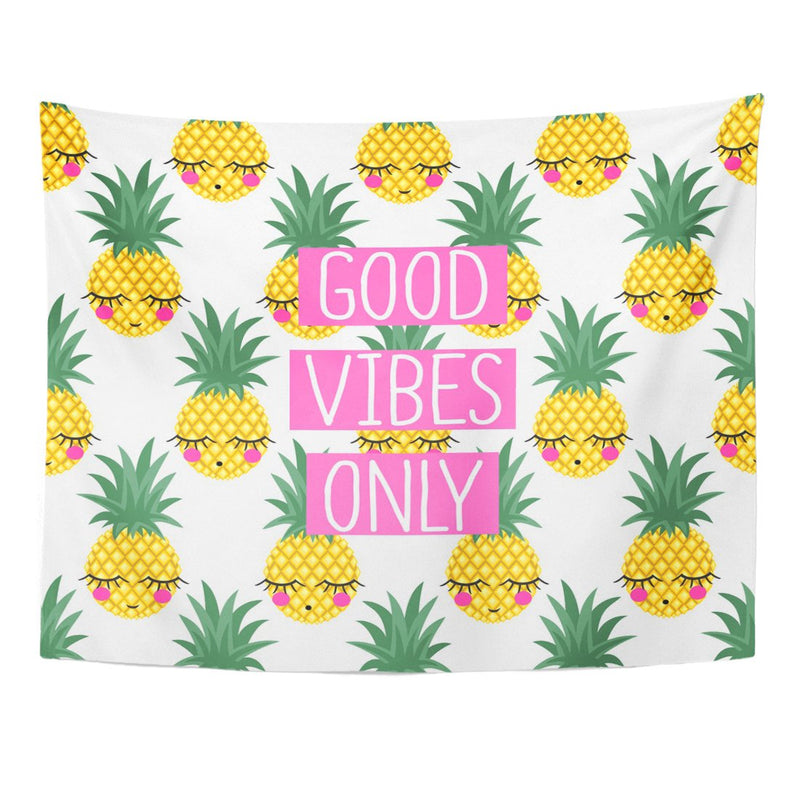 Pineapple Vibes Tapestry - Tapestry Girls