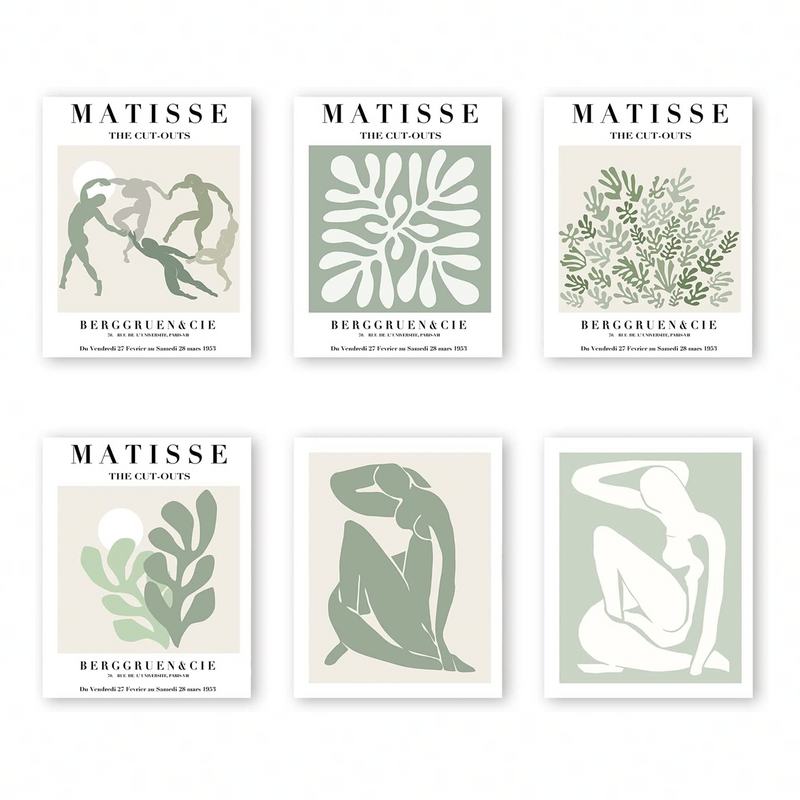 Matisse Green Wall Poster Pack