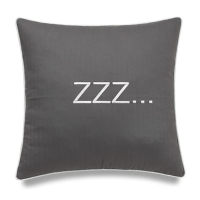 Grey ZZZ Pillow - Tapestry Girls