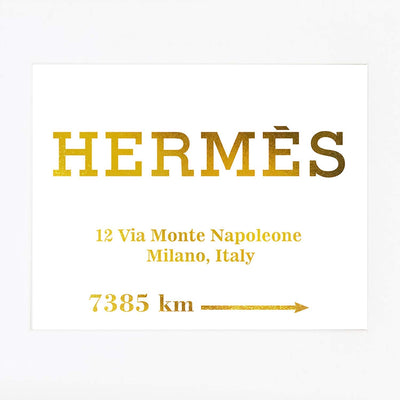 Hermes Gold Poster - Tapestry Girls