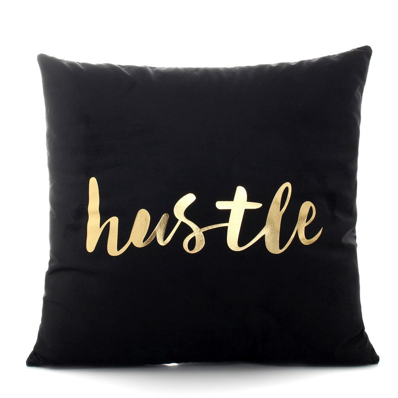 Hustle Black Pillow - Tapestry Girls