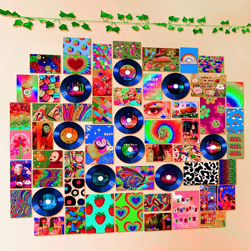 Indie Wall Collage With Vines Kit