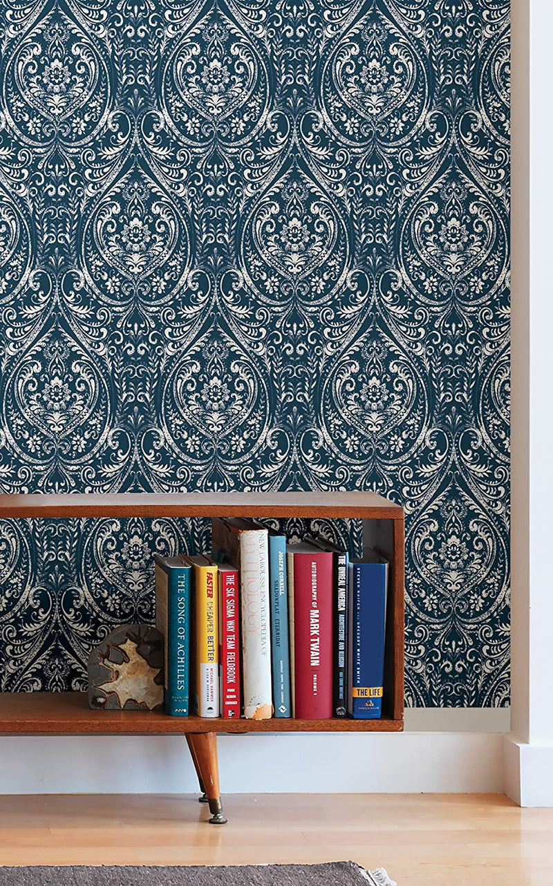 Indigo Removable Wallpaper - Tapestry Girls
