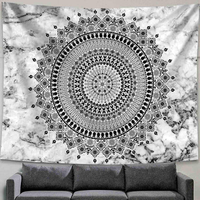 Jet Mandala Tapestry - Tapestry Girls