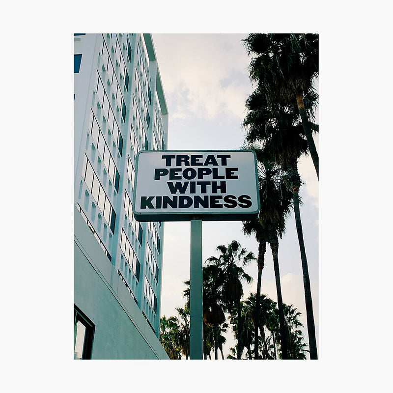 Treat People with Kindness Poster - Tapestry Girls