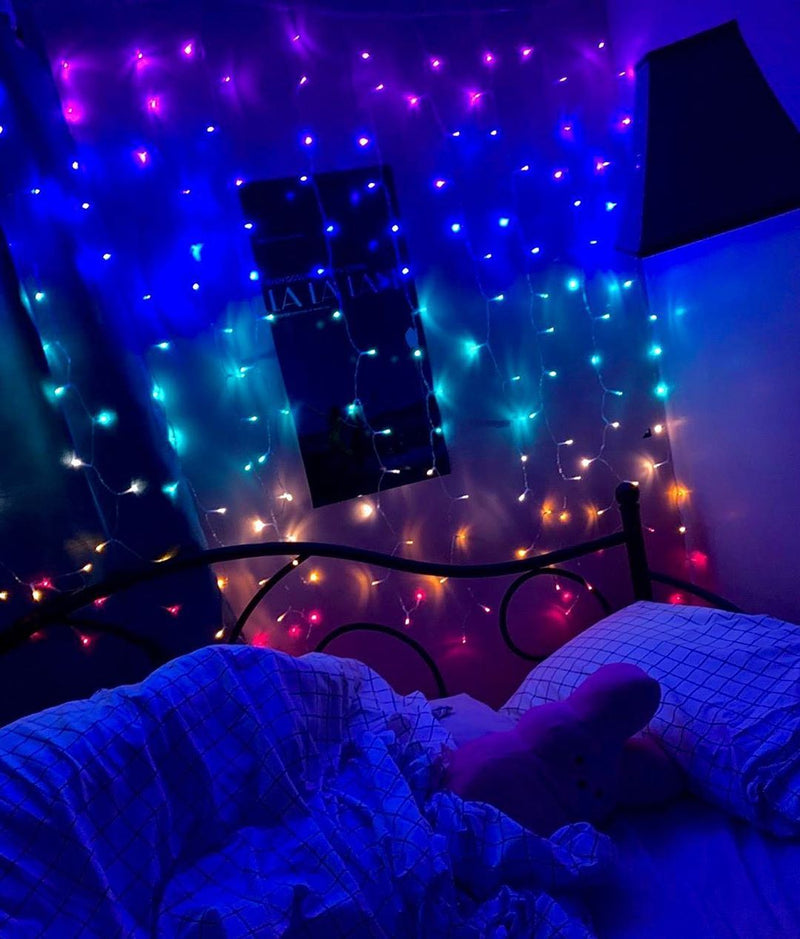 Rainbow Curtain LED Lights - Tapestry Girls